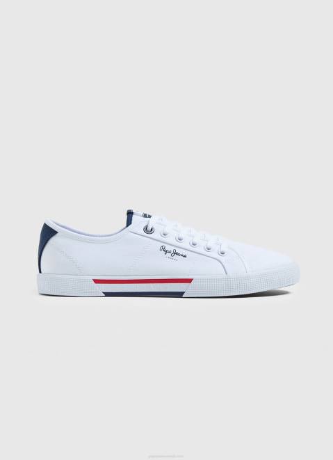 Pepe Jeans Basic Brady Sneakers Men White Z22X1242