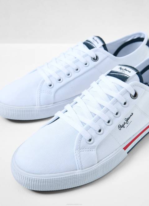 Pepe Jeans Basic Brady Sneakers Men White Z22X1242