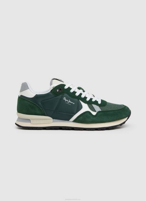 Pepe Jeans Brit Combined Sneakers Men Ivy Z22X1189