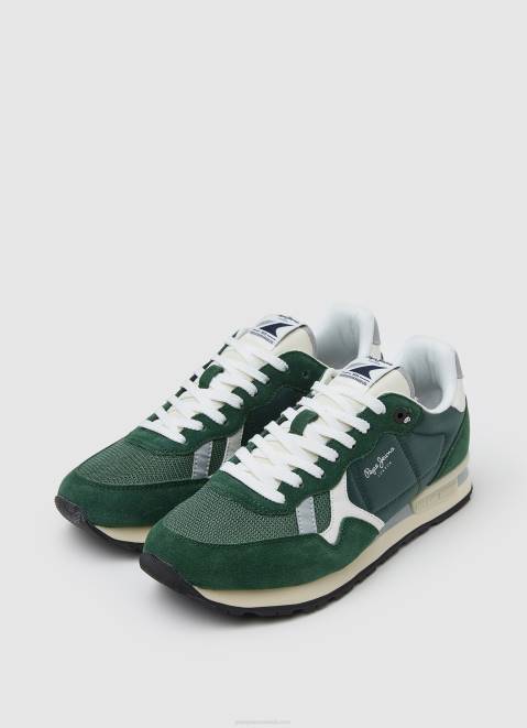 Pepe Jeans Brit Combined Sneakers Men Ivy Z22X1189