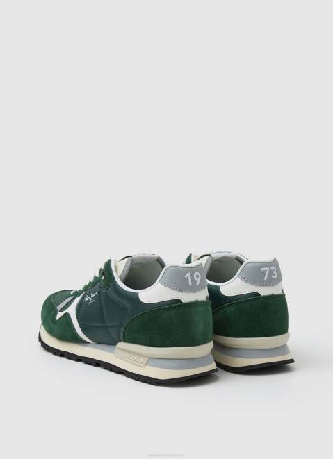 Pepe Jeans Brit Combined Sneakers Men Ivy Z22X1189