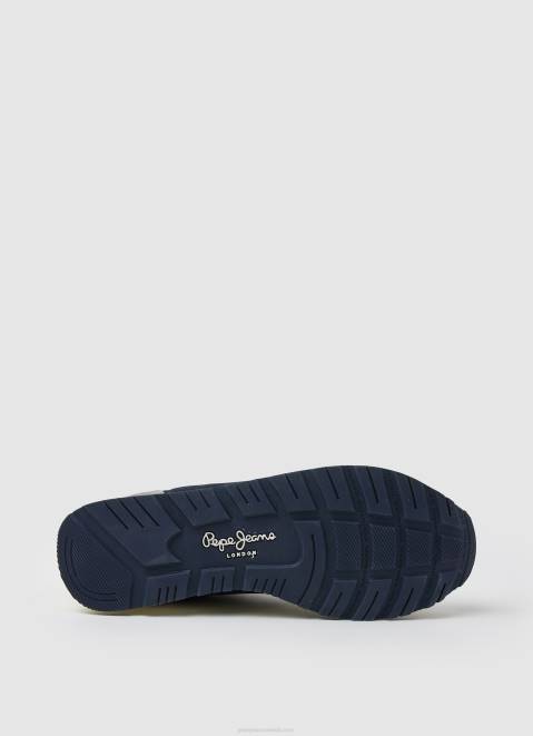 Pepe Jeans Brit Combined Sneakers Men Navy Z22X1217