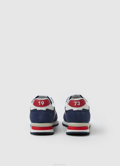 Pepe Jeans Brit Combined Sneakers Men Navy Z22X1218