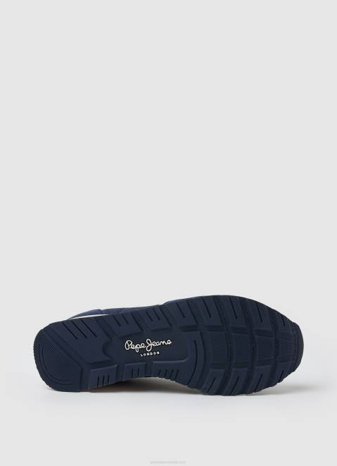 Pepe Jeans Brit Combined Sneakers Men Navy Z22X1218