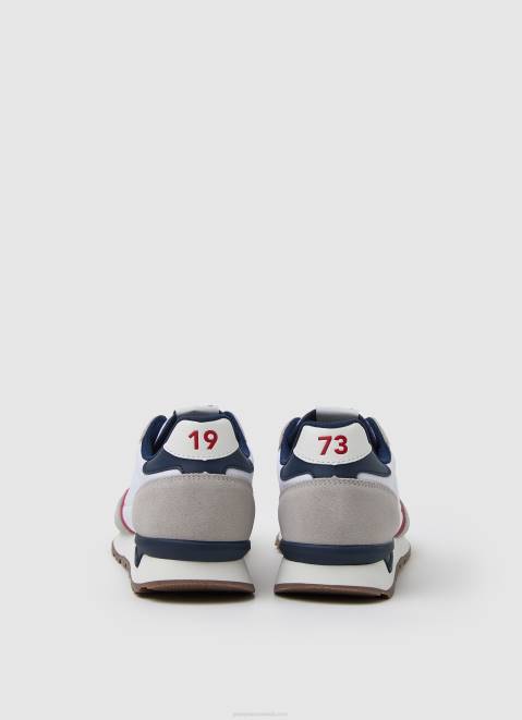 Pepe Jeans Brit Combined Sneakers Men White Z22X1182