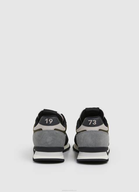 Pepe Jeans Brit Man Studio Retro Sneakers Men Charcoal Z22X1202