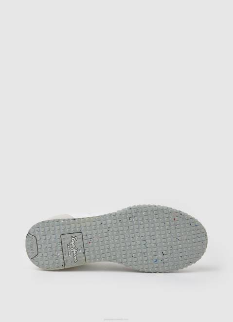 Pepe Jeans Combined Retro Sneakers Men White Z22X1231