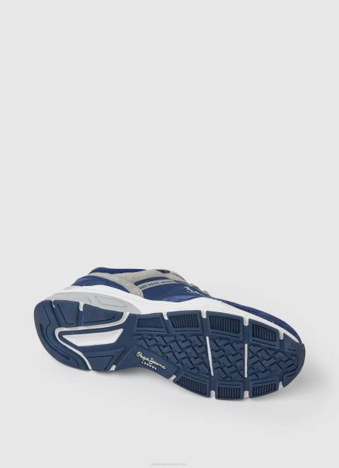 Pepe Jeans Dave Urban Combined Sneakers Men Ocean Z22X1227