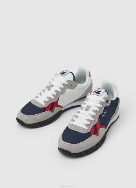 Pepe Jeans Holland Combined Sneakers Men Navy Z22X1233