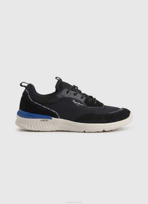 Pepe Jeans Jay Pro Combined Sneakers Men Black Z22X1220