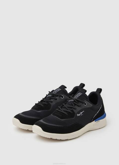 Pepe Jeans Jay Pro Combined Sneakers Men Black Z22X1220