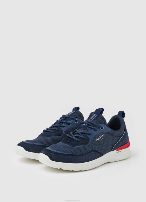 Pepe Jeans Jay Pro Combined Sneakers Men Navy Z22X1219