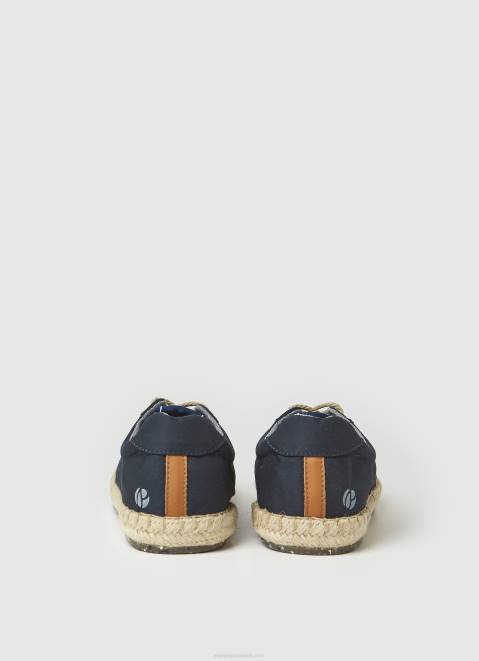 Pepe Jeans Jute-Midsole Tourist Sneakers Men Navy Z22X1252