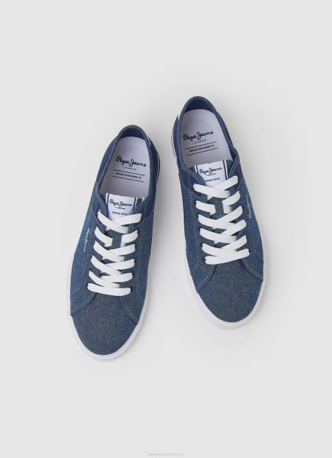 Pepe Jeans Kenton Basic Sneakers Men Chambray Z22X1213