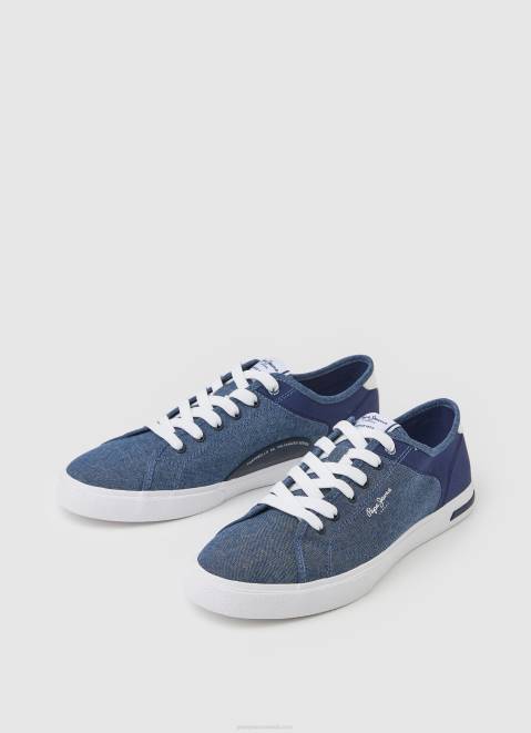 Pepe Jeans Kenton Basic Sneakers Men Chambray Z22X1213