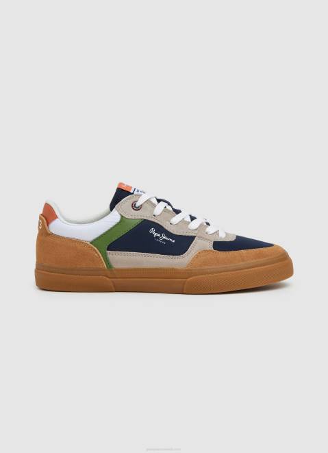 Pepe Jeans Kenton Combined Sneakers Men Tan Z22X1167