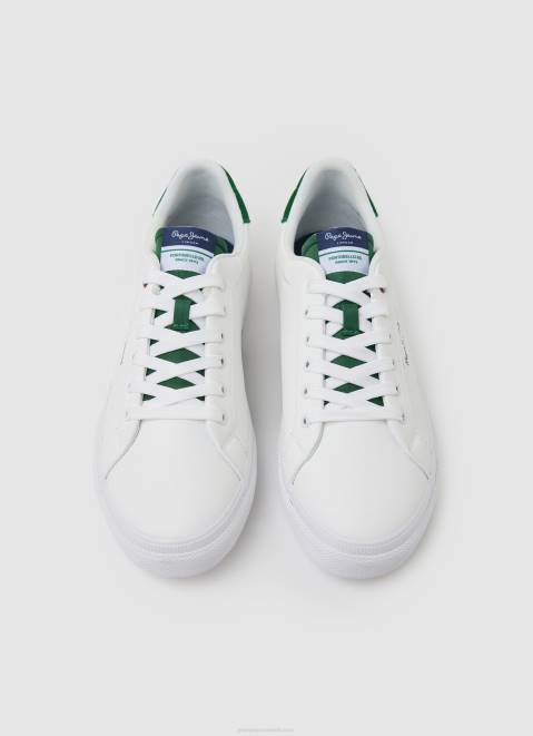 Pepe Jeans Kenton Flag Vulcanized Sneakers Men Ivy Z22X1171