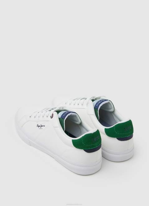 Pepe Jeans Kenton Flag Vulcanized Sneakers Men Ivy Z22X1171