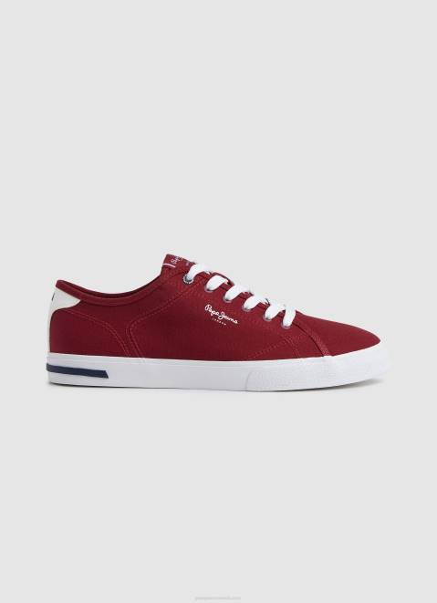 Pepe Jeans Kenton Road Basic Sneakers Men Dark Red Z22X1211