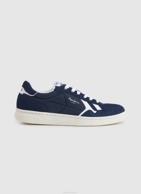Pepe Jeans Kore Vintage Combined Sneakers Men Navy Z22X1201