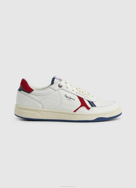 Pepe Jeans Kore Vintage Combined Sneakers Men Red Z22X1172