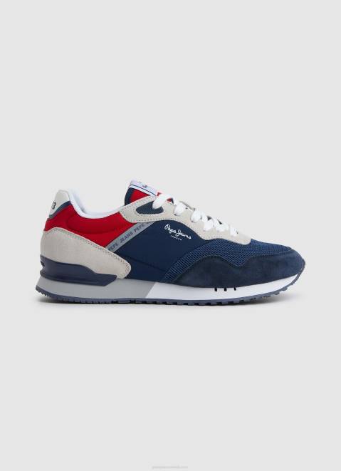 Pepe Jeans London One Combined Sneakers Men Navy Z22X1225