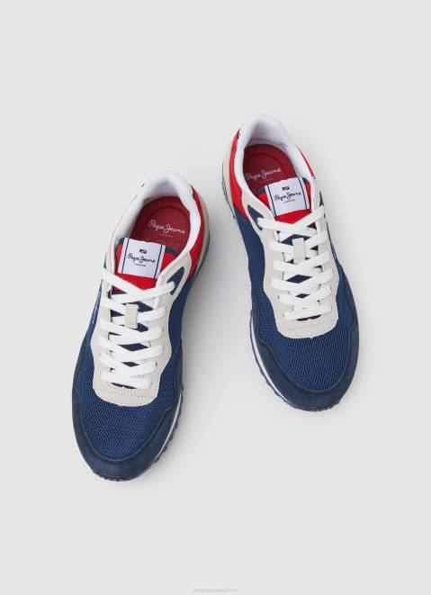 Pepe Jeans London One Combined Sneakers Men Navy Z22X1225