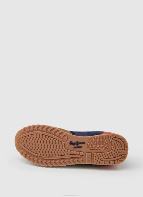 Pepe Jeans London One Combined Sneakers Men Tan Z22X1168