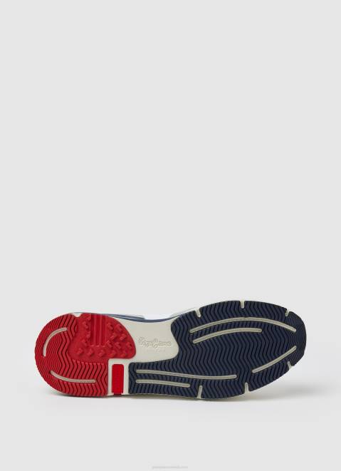Pepe Jeans London Pro Combined Sneakers Men Factory White Z22X1229