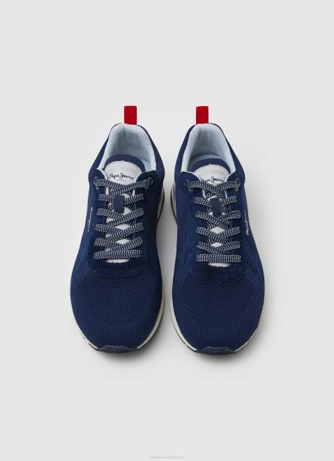Pepe Jeans London Pro Combined Sneakers Men Navy Z22X1230
