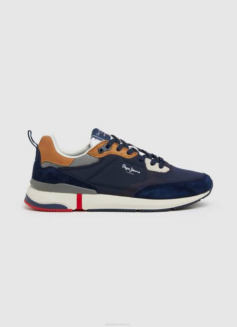 Pepe Jeans London Pro Combined Sneakers Men Ocean Z22X1228