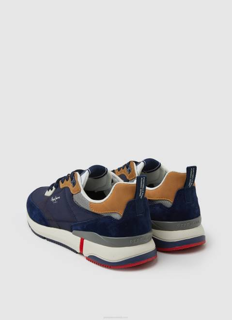 Pepe Jeans London Pro Combined Sneakers Men Ocean Z22X1228