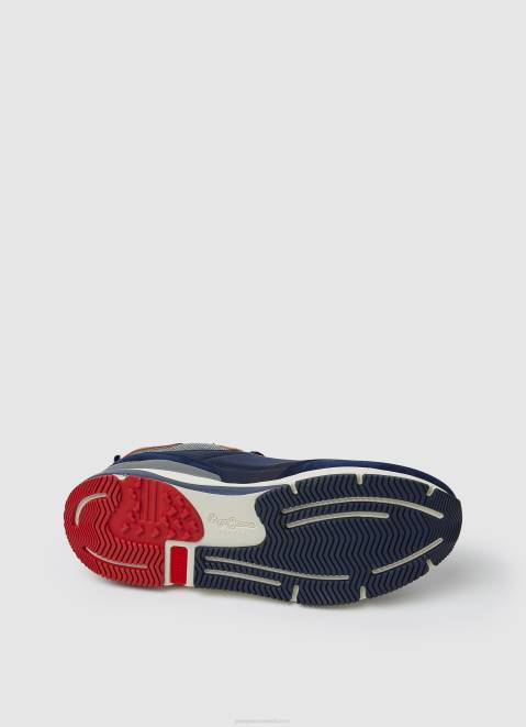 Pepe Jeans London Pro Combined Sneakers Men Ocean Z22X1228