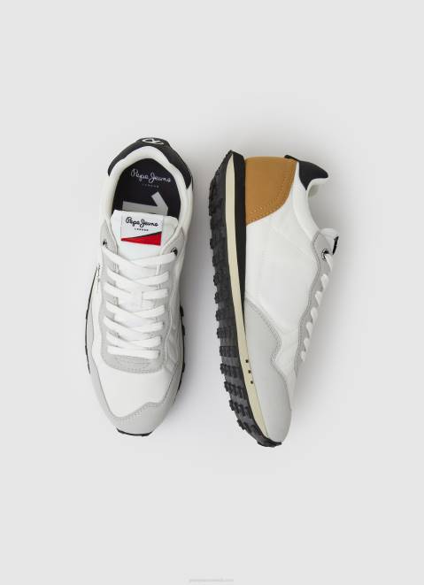 Pepe Jeans Natch Male Retro Sneakers Men White Z22X1236