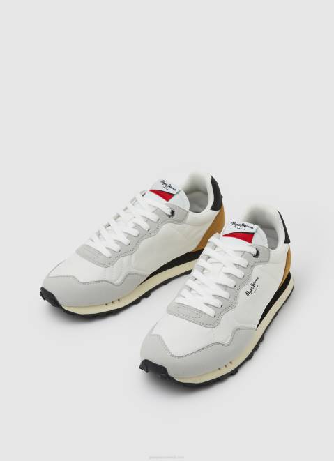Pepe Jeans Natch Male Retro Sneakers Men White Z22X1236