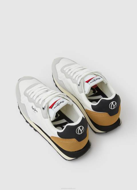 Pepe Jeans Natch Male Retro Sneakers Men White Z22X1236