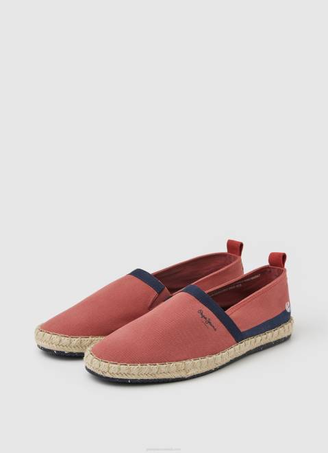 Pepe Jeans Slip On Tourist Camp Sneakers Men Light Terracotta Z22X1253