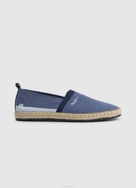 Pepe Jeans Slip On Tourist Camp Sneakers Men Ocean Z22X1251
