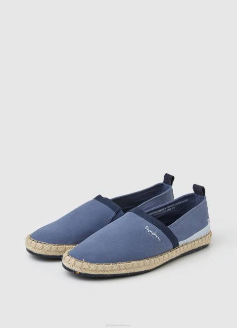 Pepe Jeans Slip On Tourist Camp Sneakers Men Ocean Z22X1251
