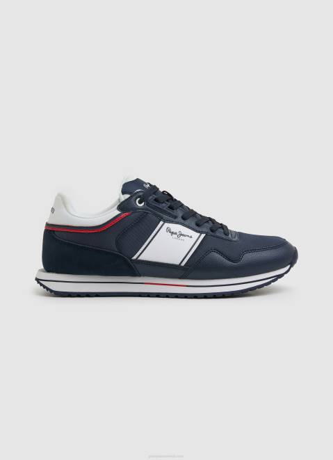 Pepe Jeans Tour Club Combined Sneakers Men Navy Z22X1207