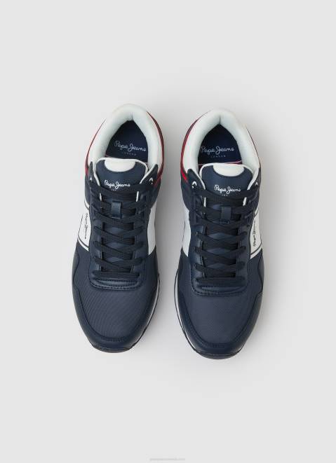 Pepe Jeans Tour Club Combined Sneakers Men Navy Z22X1207