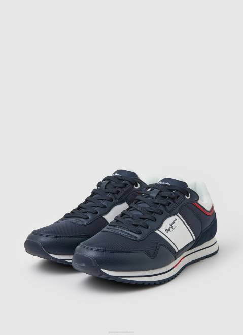 Pepe Jeans Tour Club Combined Sneakers Men Navy Z22X1207