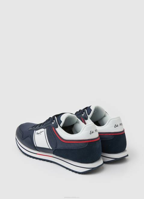 Pepe Jeans Tour Club Combined Sneakers Men Navy Z22X1207