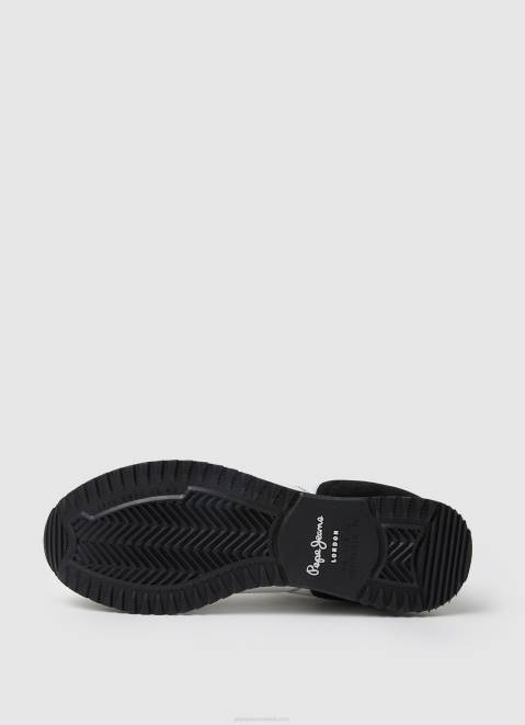 Pepe Jeans Tour Transfer Combined Sneakers Men Grey Z22X1210