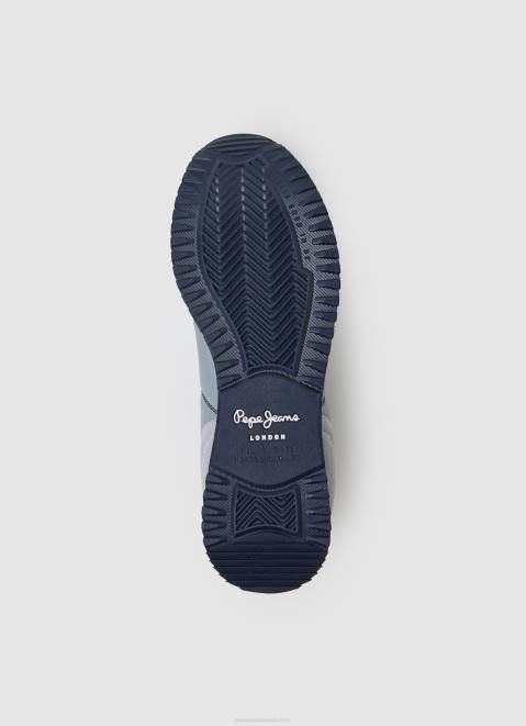Pepe Jeans Tour Transfer Combined Sneakers Men Navy Z22X1209