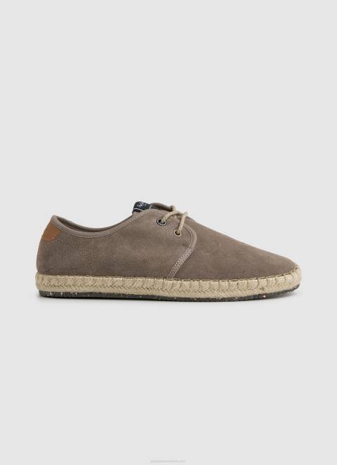 Pepe Jeans Tourist Claic Leather Sneakers Men Dark Stone Z22X1247