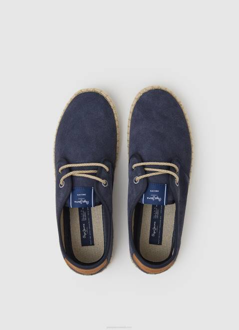 Pepe Jeans Tourist Claic Leather Sneakers Men Ocean Z22X1246
