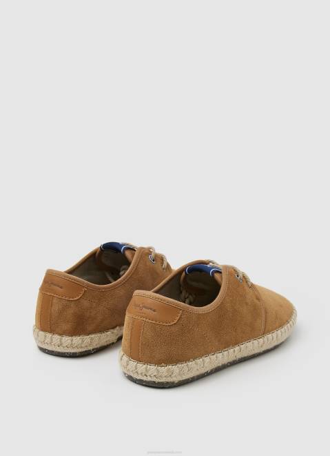 Pepe Jeans Tourist Claic Leather Sneakers Men Tan Z22X1248