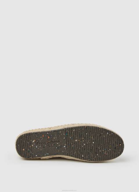 Pepe Jeans Tourist Claic Linen Sneakers Men Ecru Z22X1250