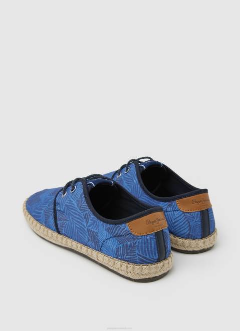 Pepe Jeans Tourist Tropic Blucher Sneakers Men Ocean Z22X1255